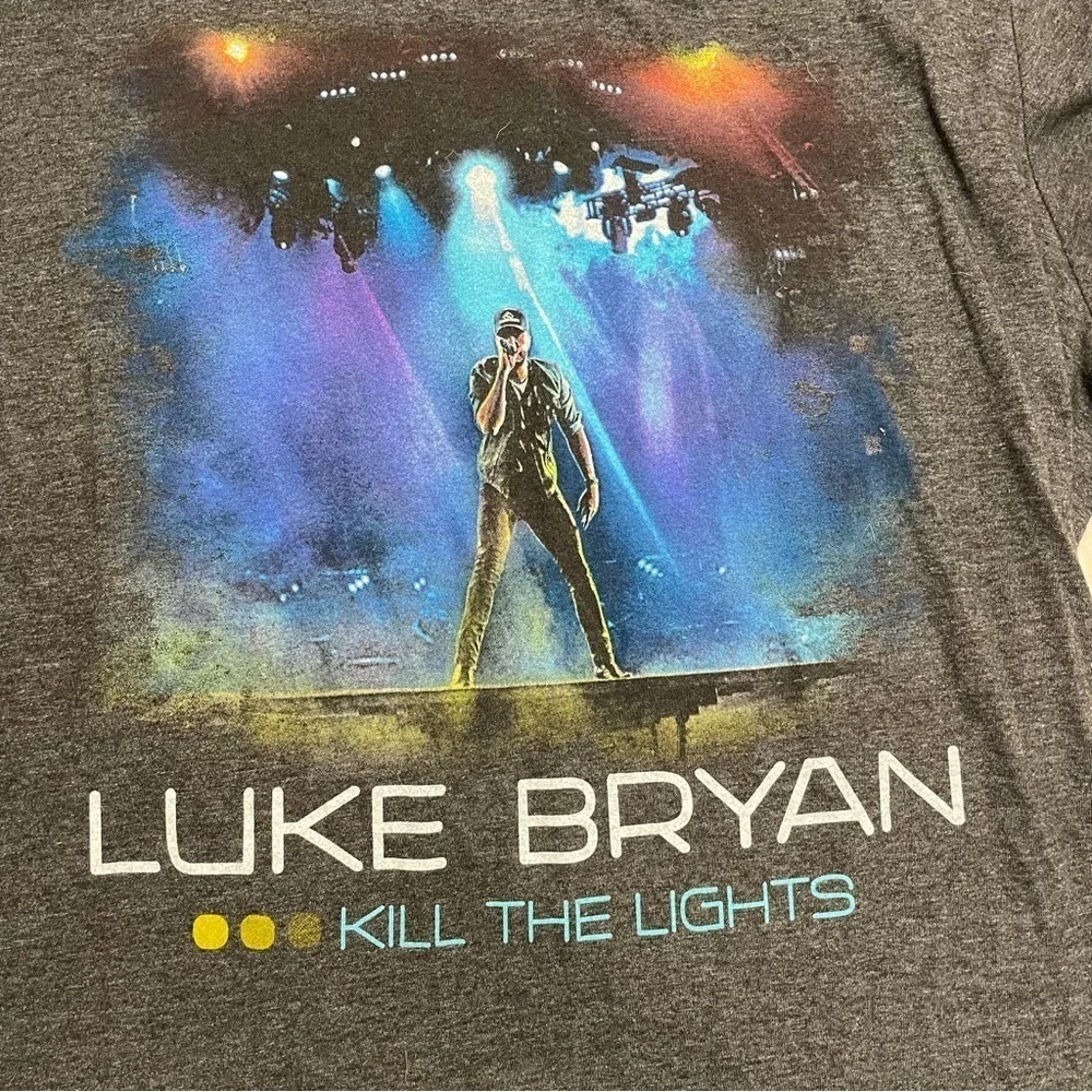 Luke Bryan Kill the lights concert tour tshirt men’s 2xl